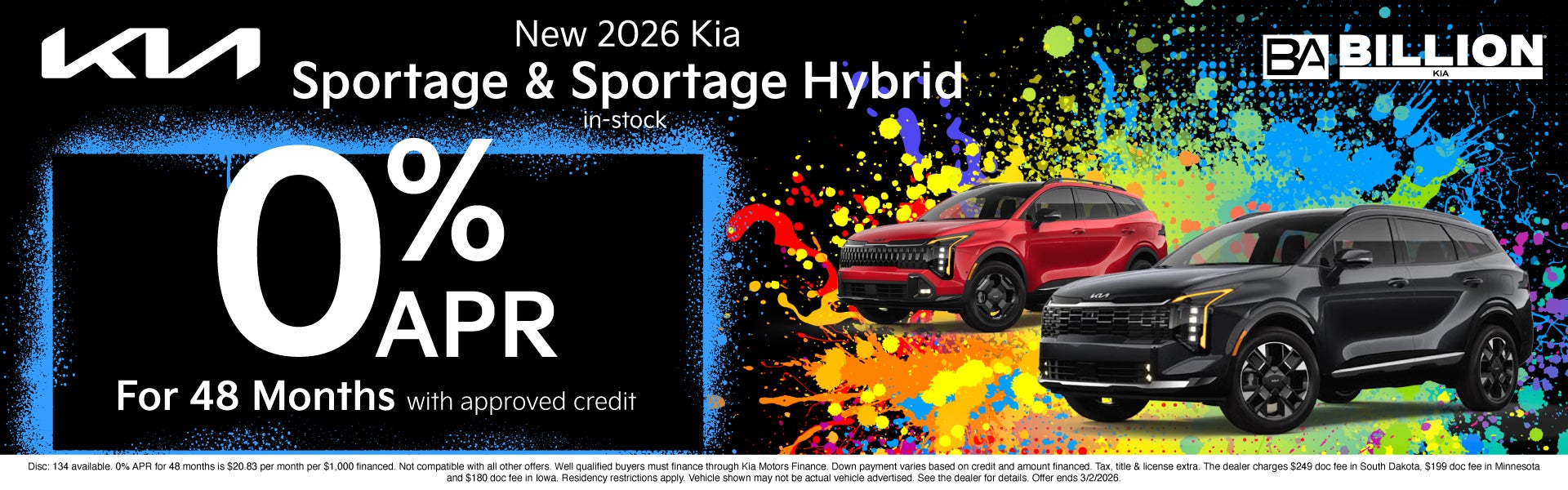 NEW KIA OFFER