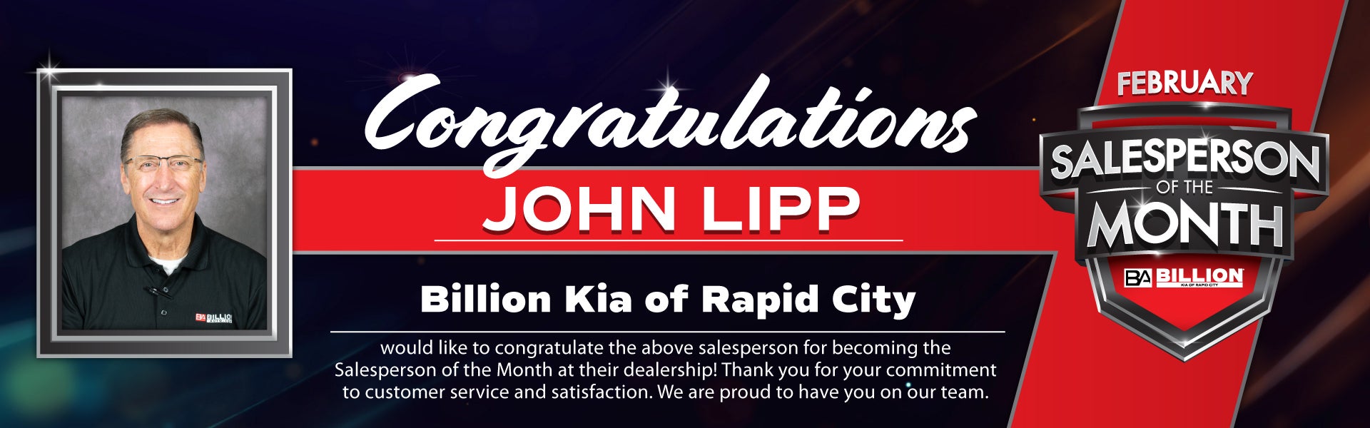 SALESPERSON OF THE MONTH